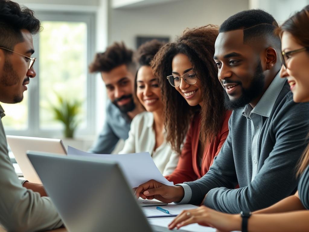 Team working together